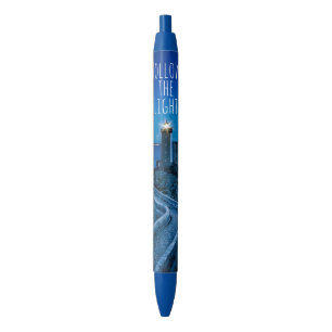 Stylo Noir Suivez le phare léger