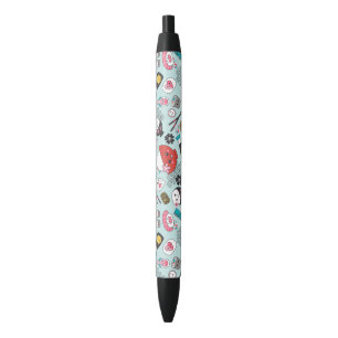 Stylo Noir Sushi Bleu Personnalisé Plaisir