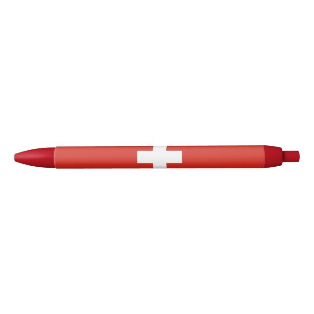 Stylo Noir Switzerland Flag (Devant)