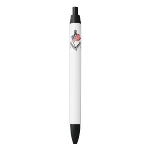 Stylo Noir Symbole de la franc-maçonnerie américaine