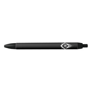 Stylo Noir Symbole franc-maçonnerie