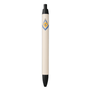 Stylo Noir Symbole franc-maçonnerie
