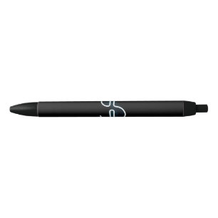 Stylo Noir Symbole néon dollar