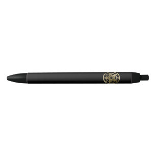 Stylo Noir Symbole pentagramme classique