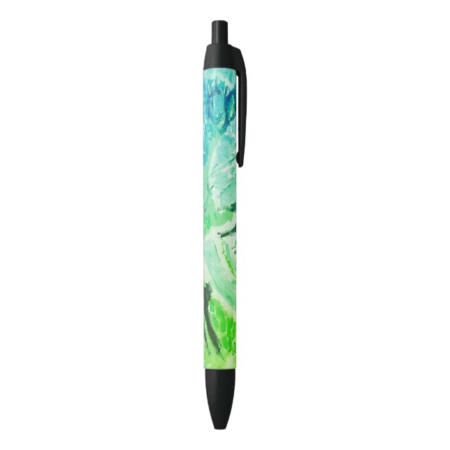 Stylo Noir Tableau Motif Abstrait (Bas (Vertical))