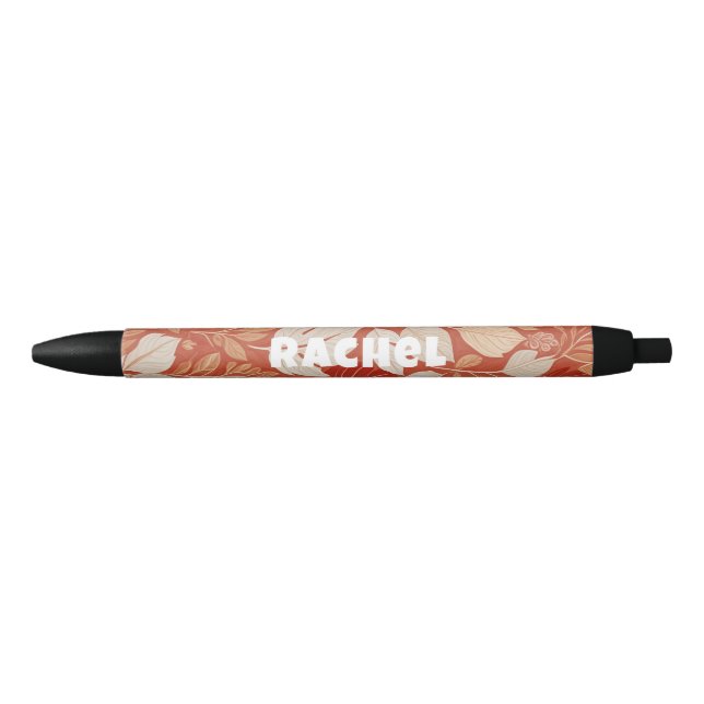 Stylo Noir Tapisserie automne (Devant)