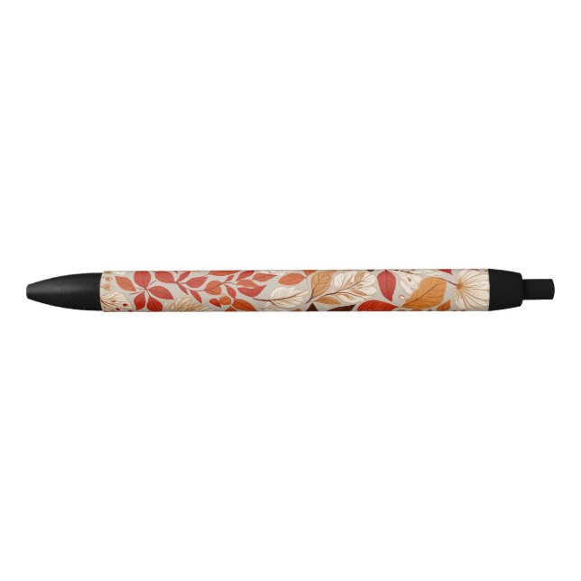 Stylo Noir Tapisserie d'automne (Devant)