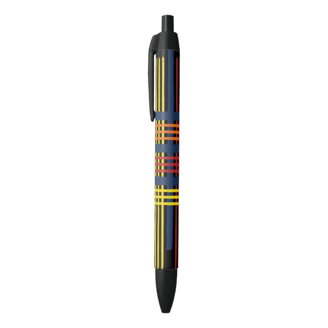 Stylo Noir Tartan (Haut (Vertical))