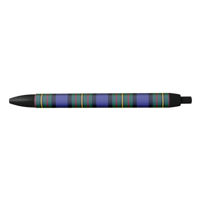 Stylo Noir Tartan de MacLaren de clan (Devant)