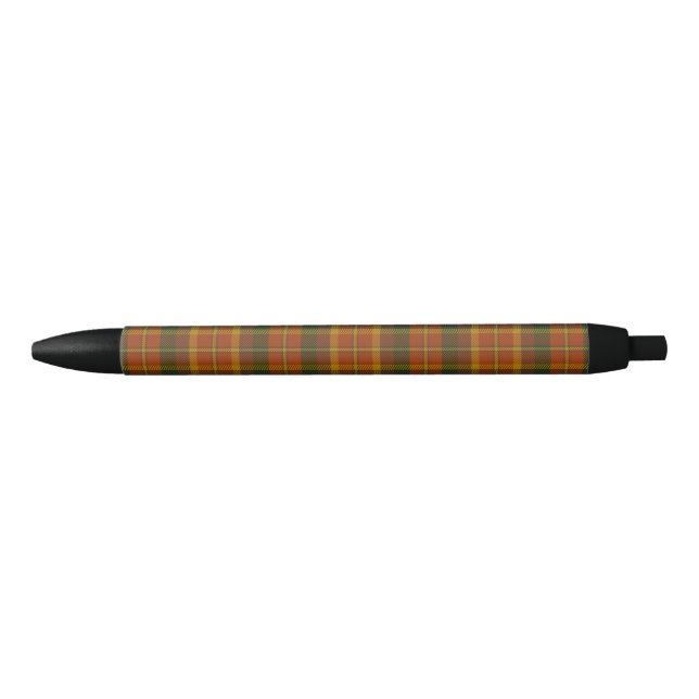 Stylo Noir Tartan d'Irlandais de Monaghan du comté (Devant)