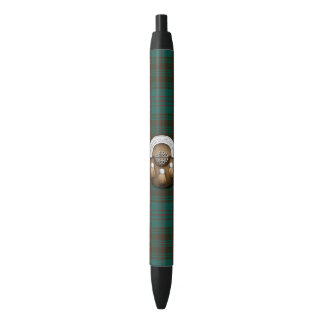 Stylo Noir Tartan et escarcelle irlandais de Dublin du comté