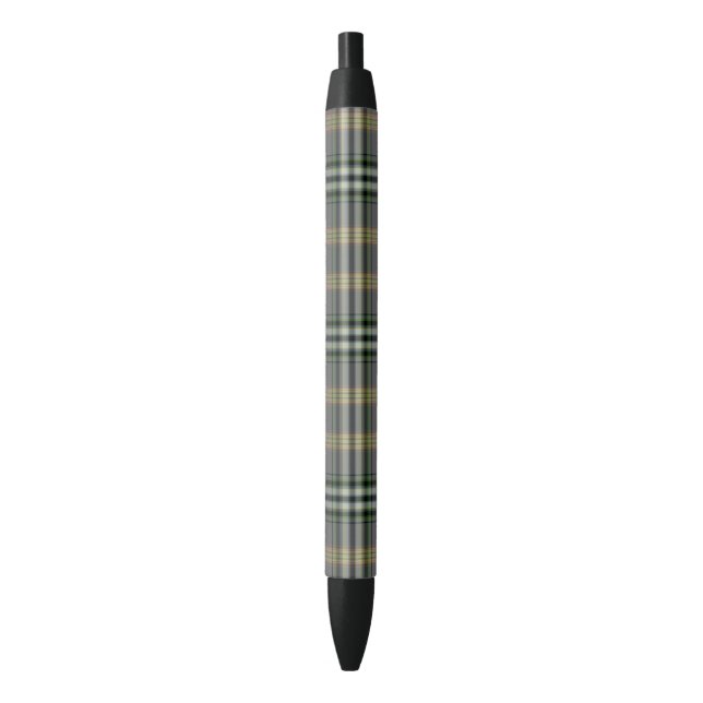 Stylo Noir Tartan Plaid (devant Vertical)