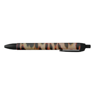 Stylo Noir Teinte de rouge de léopard