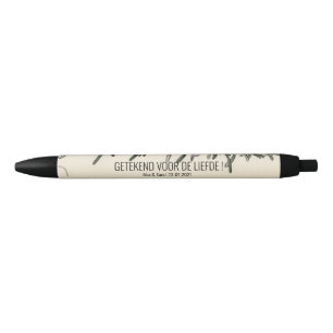 Stylo Noir Témoins en deuil témoignage de rosmarinus