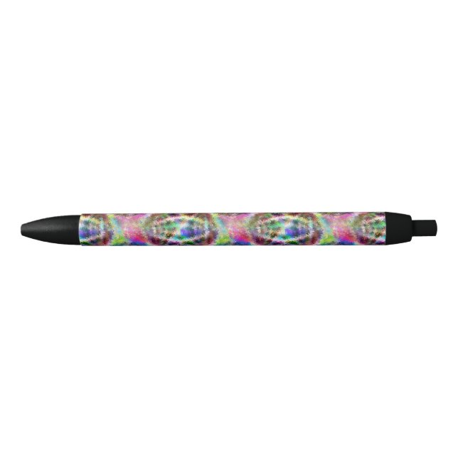 Stylo Noir Tempête de peinture deux (Devant)
