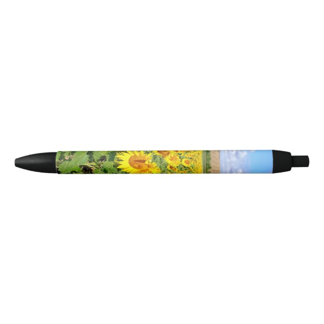 Stylo Noir Terrain de tournesol (Devant)