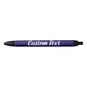 Stylo Noir Texte simple sur fond bleu foncé avec modèle de sc
