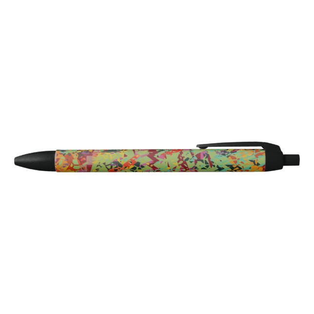 Stylo Noir Texture colorée de trous (Haut)