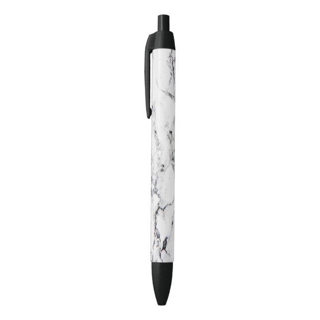 Stylo Noir Texture de marbre (Haut (Vertical))
