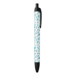 Stylo Noir Texture de peinture de verre de mer Côté