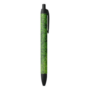 Stylo Noir Texture d'herbe verte d'un terrain de football