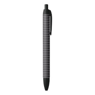 Stylo Noir Texture en acier cloutée