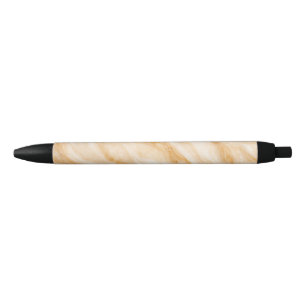 Stylo Noir Texture Marbre Milkshake Vanille