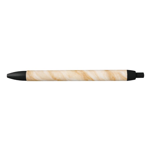 Stylo Noir Texture Marbre Milkshake Vanille (Devant)