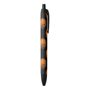 Stylo Noir Thème sportif de basket-ball