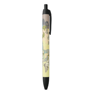 Stylo Noir Tiger Butterfly  Pen