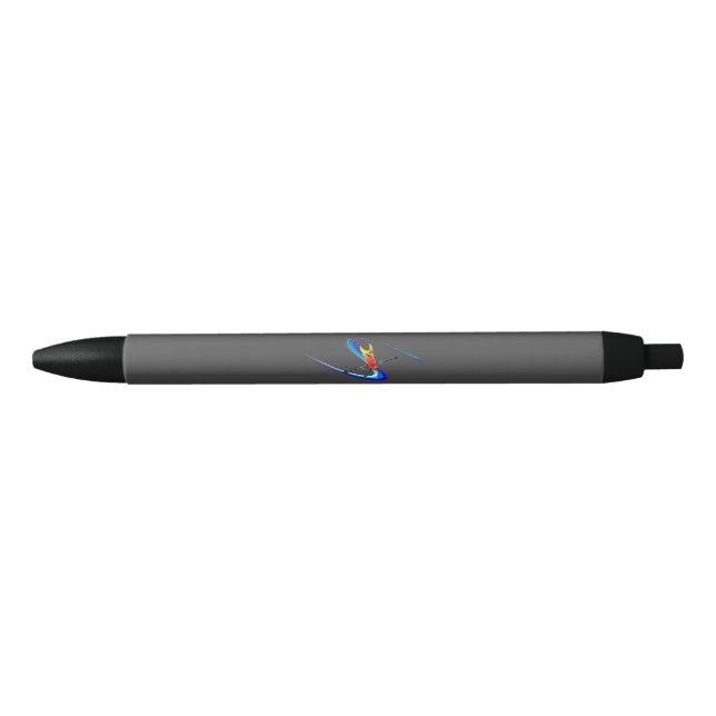 Stylo Noir Tiki Surfer (Devant)