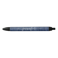 tissu personnalisé de jeans en denim bleu élégant
