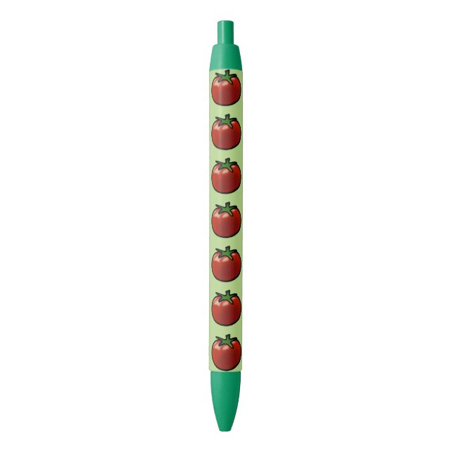Stylo Noir tomate rouge de fruit (devant Vertical)