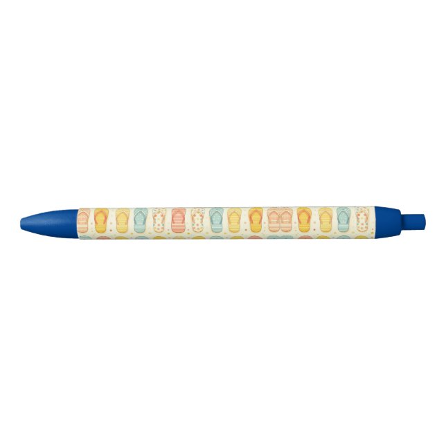 Stylo Noir Tongs Flashy (Devant)