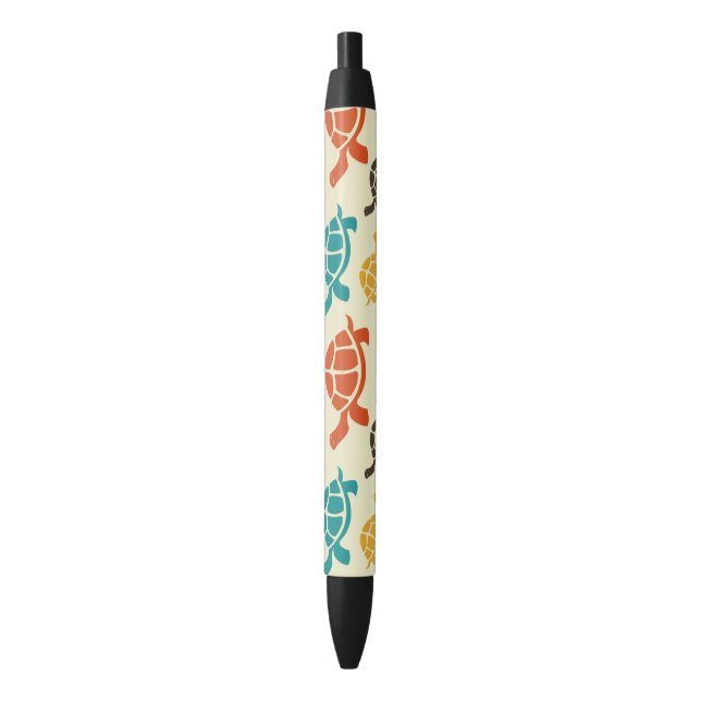 Stylo Noir Tortue multicolore (devant Vertical)