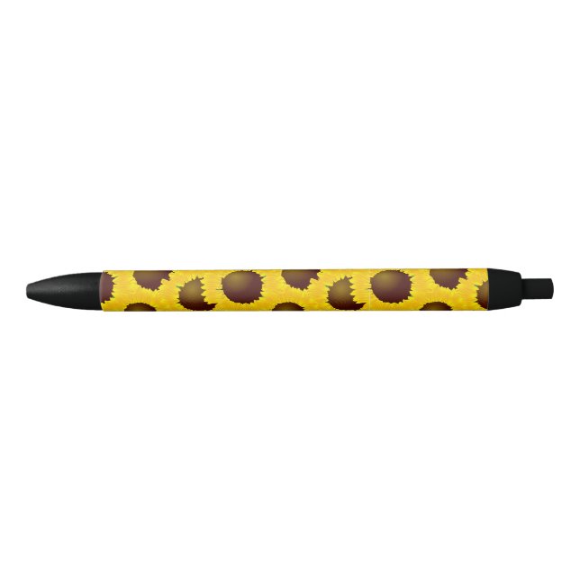 Stylo Noir Tournesols (Devant)