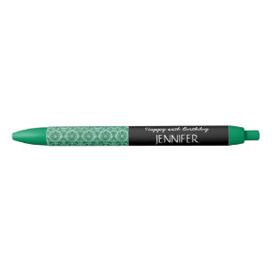 Stylo Noir Tout anniversaire d'année pour sa damassé à la