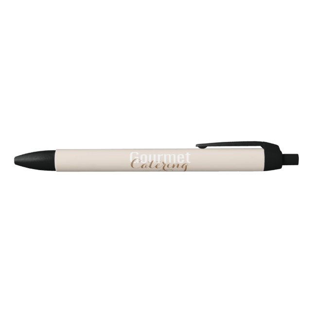 Stylo Noir Traiteur Gourmet (Haut)