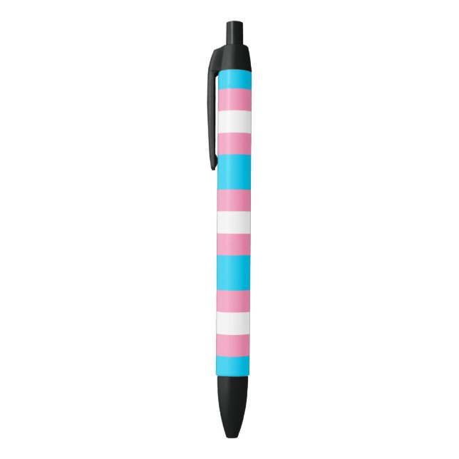 Stylo Noir  Transgender Flag | LGBTQIA+ Pink, Blue and White (Haut (Vertical))