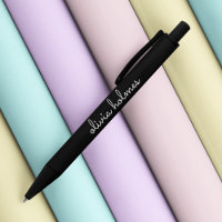 Trendy Monogram | Name de script noir moderne