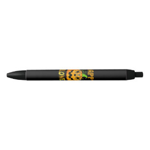 Stylo Noir Trick Or Treat Halloween Drôle Citrouille Joyeux H