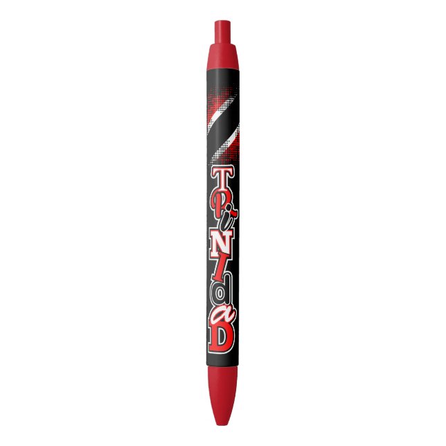 Stylo Noir Trinidad stylisé  (devant Vertical)
