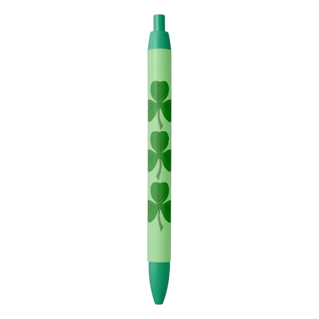 Stylo Noir Trio shamrock (devant Vertical)