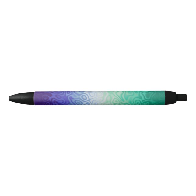 Stylo Noir Trippy Ripply Funky Boho MLM Hommes Aimants Hommes (Devant)