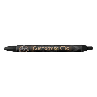 Stylo Noir Triquetra (Brown/Argent)