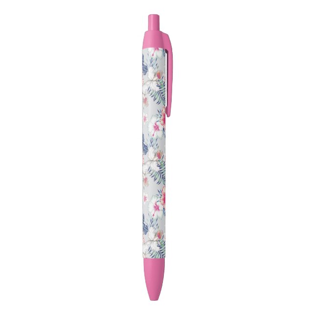 Stylo Noir Tropical Orchid Floral (Bas (Vertical))