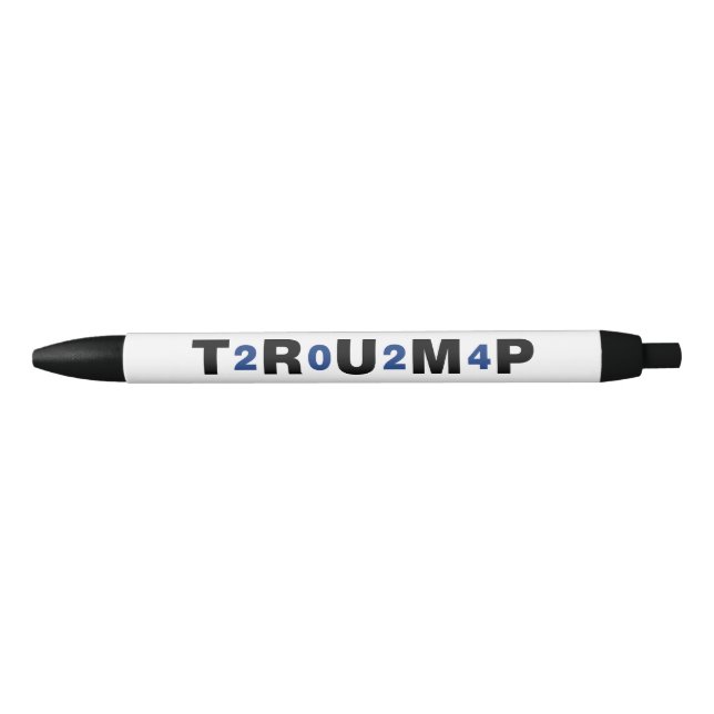 Stylo Noir Trump 2024 bleu (Devant)
