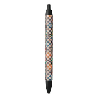 Stylo Noir tuiles modelées colorées