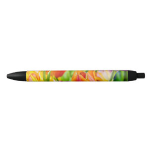 Stylo Noir Tulipes Enchantant