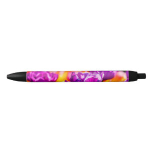 Stylo Noir Tulipes Enchantant violet